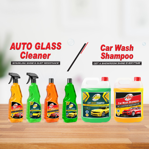 Auto Glass Cleaner & Car Wash Shampoo