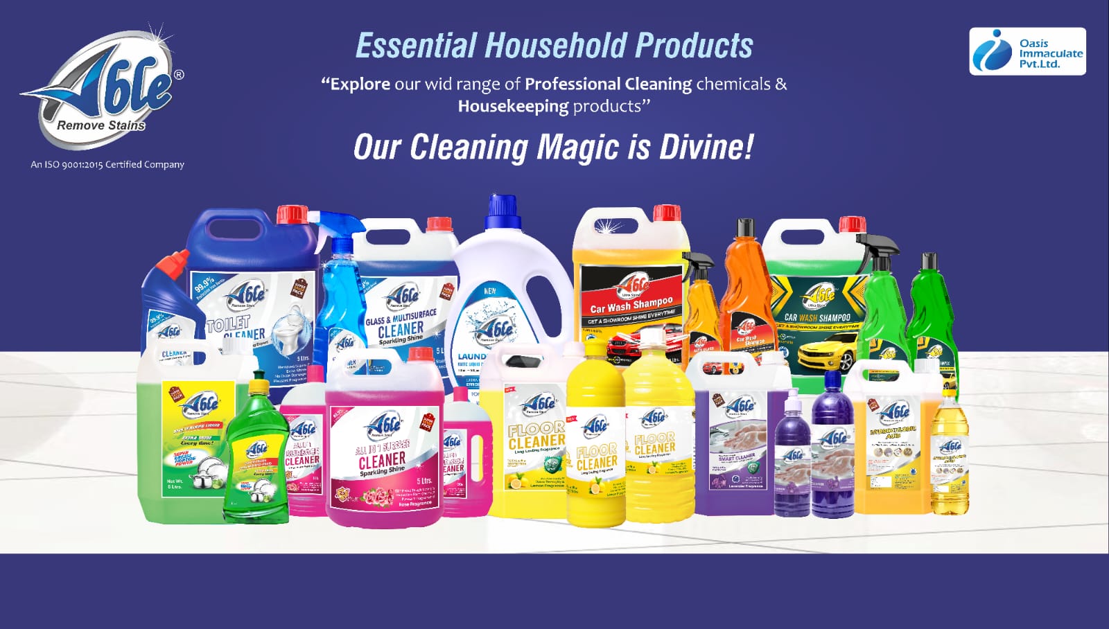 Oasis Immaculate manufacturing & quality lab